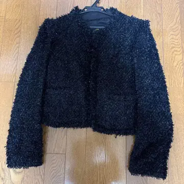 Drawer 노카라 자켓 40 사이즈 블랙