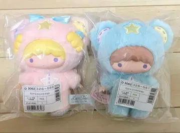 리틀트윈스타 50주년 별이 빛나는 밤의 엔젤 마스코트 홀더 키키라라