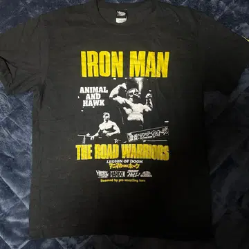 하드코어 초콜릿 더 로드 워리어즈 T셔츠 사이즈 M