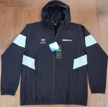 데상트 무브스포츠 풀 집업 후드티 남성용 L 블랙 [미사용 새상품]