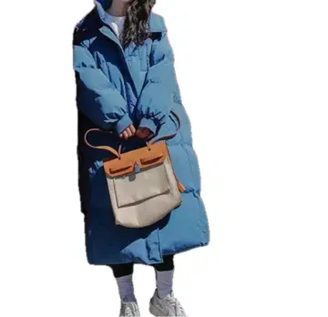 최종 가격! 다운 코트 충전솜 데님 블루 XL