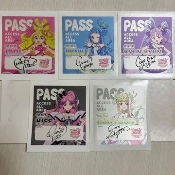 너와 아이돌 프리큐어! 키랏키란란 페스티벌 라이트업 공연 스티커