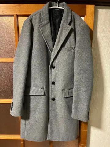 [ 새상품급 ] roshell 남성용 체스터 코트 L 그레이