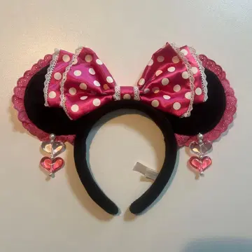 미니 귀찌 머리띠 핑크