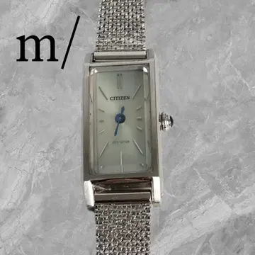 CITIZEN 시티즌 아날로그 에코 드라이브 손목시계 실버 여성용