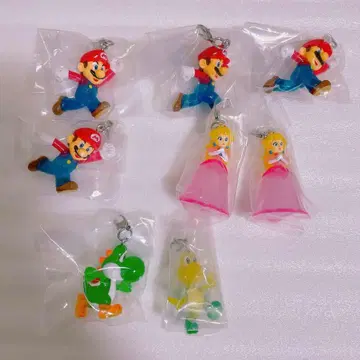 슈퍼 마리오 가챠가챠 메지루시 액세서리 8개 세트