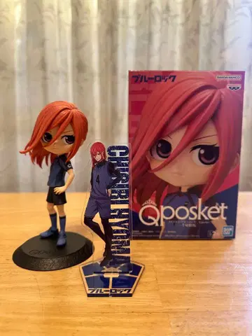 블루 록 치기리 효마 Qposket 피규어 아크릴 스탠드 굿즈 세트