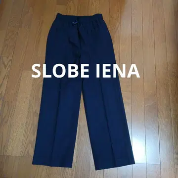 SLOBE IENA 세미 와이드 팬츠