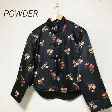 POWDER 파우더 시모사코 히데키 차이나 버튼 패딩 자켓