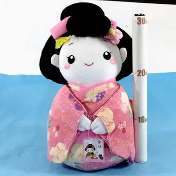 크레이프 원단 마이코 인형 일본풍 BIG 봉제 인형 / 교토 기온 기모노