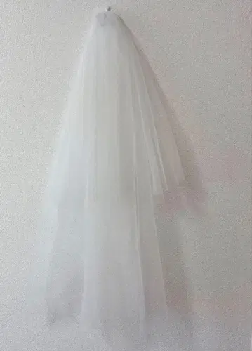 [새상품급] 웨딩 베일 타카미 브라이덜 화이트 튤 2단