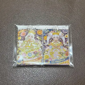 비밀의 아이프리 남코 한정판 아크릴 카드 키링 츠무기 링 공주