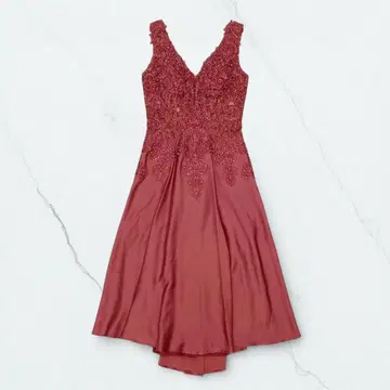 ERUKEI SETTAN 엘케이세탄 레이스 A라인 미디엄 드레스