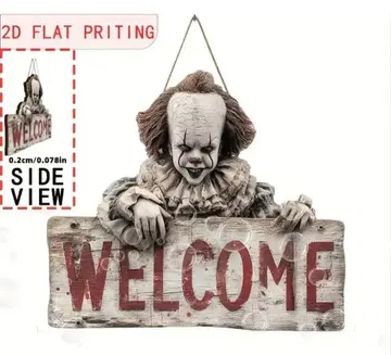 페니와이즈 웰컴 사인