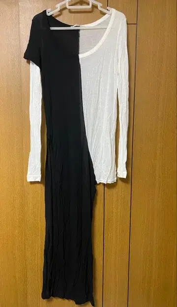 리미푸의 비대칭 롱 티셔츠