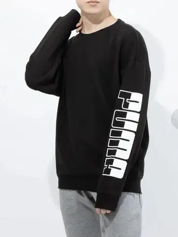 PUMA x CEREZO BIG LOGO 오버 사이즈 크루 맨투맨 M