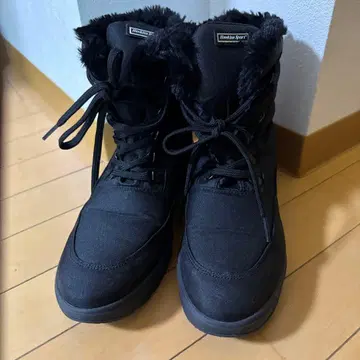 호킨스 스노우 부츠 레이스업 보아 블랙 40