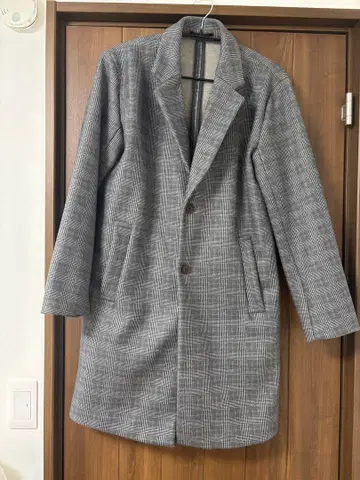 ikka 체스터 코트 롱 코트 남성용 L