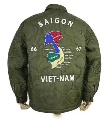 HOUSTON 베트남 자켓 맵 패턴 51201 XL OD