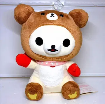 제일복권 리락쿠마 장갑을 전하러 A상 코리락쿠마 봉제 인형 흉내내기