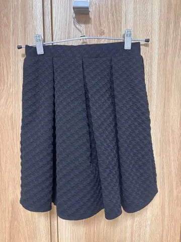 miro amurette 하운드투스 체크 패턴 플레어 스커트