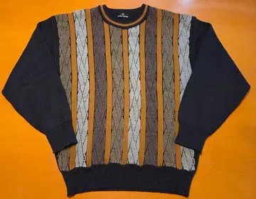 SHUTERN 스트라이프 케이블 짜임 스웨터 L 사이즈