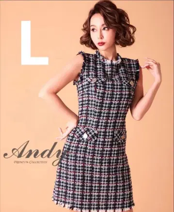 Andy 트위드 드레스 L 사이즈