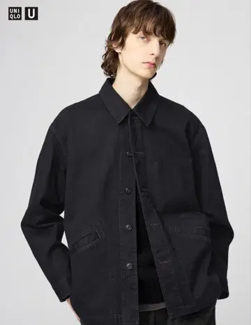 오버 사이즈 컬러 데님 자켓 유니클로 u