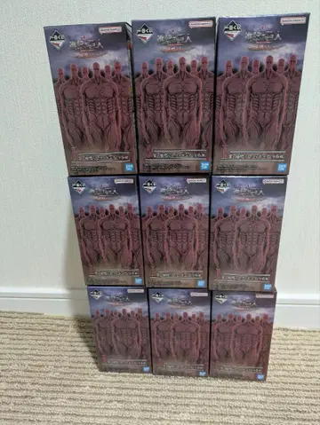 진격의 거인 제일복권 I상 지진 피규어 9개 미개봉