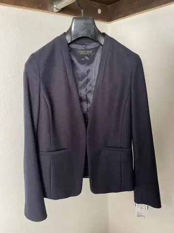 UNITED ARROWS 네이비 노카라 자켓