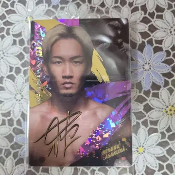 아사쿠라 미쿠루 사인 포함 카드