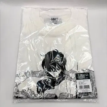 [ 미사용 새상품 ] 시로 마사무네전 한정판 T셔츠 니헤이 츠토무 콜라보