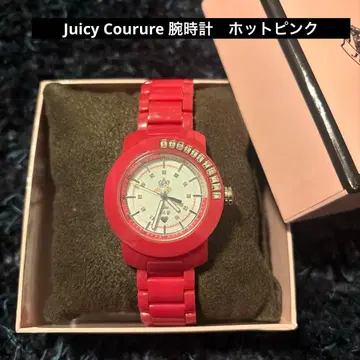 Juicy Couture 손목시계 핫 핑크