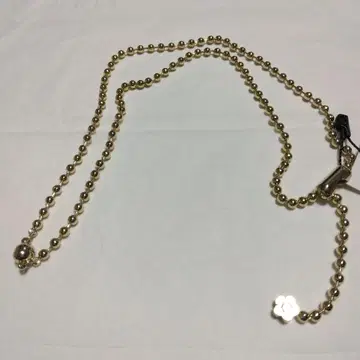 새상품 MARY QUANT 볼 체인 목걸이