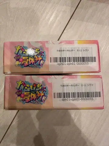 카라피치 여름방학 에니마이 복권 시바 E상 튜브 키링 2개