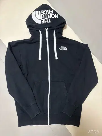 THE NORTH FACE 블랙 후드티 풀 집업