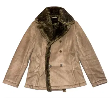 커스텀컬처 보아 Y2K P코트 페이크 무스탕 보아 44