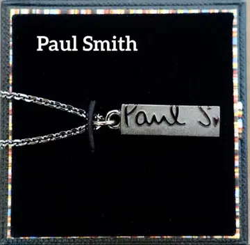 폴스미스 Carving Logo 목걸이 플레이트 PaulSmith