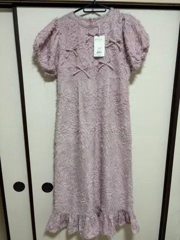 Merryjenny 메리제니 미착용 새상품 연보라색 프릴 롱 원피스