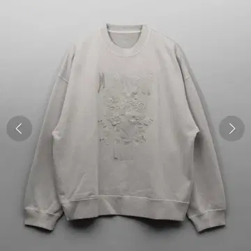 MAISON SPECIAL 그레이 오버 사이즈 맨투맨 02