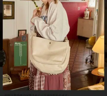 anoco no oheya 에노짱 숄더백 아이보리