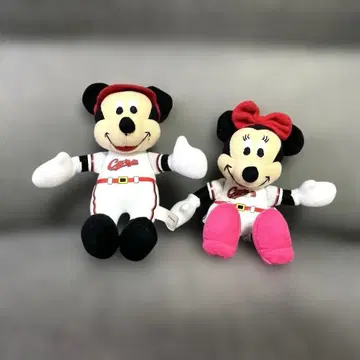미키마우스 & 미니 마우스 히로시마 카프 볼체인형 키링