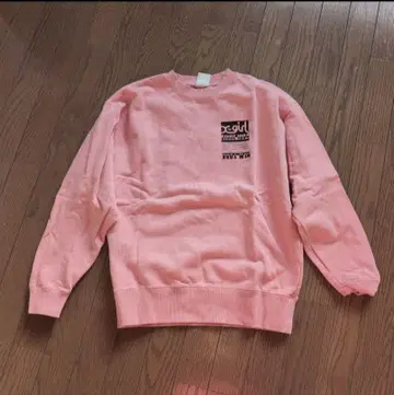 [ 최종 가격 인하 ] X-girl 맨투맨 핑크 맨투맨