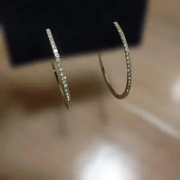 [새상품급] 골드 후프 귀걸이