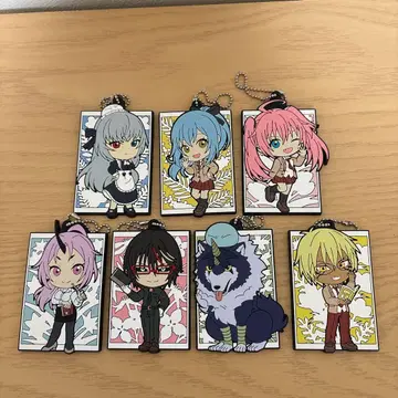 전생했더니 슬라임이었던 건에 대하여 제일복권 키링 7개 세트