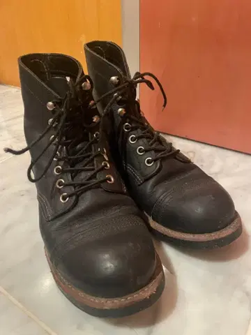 RED WING SHOES 워크 부츠 US 8.5 블랙