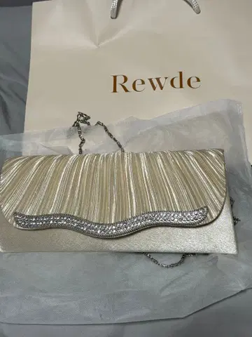 Rewde 아이보리 클러치백
