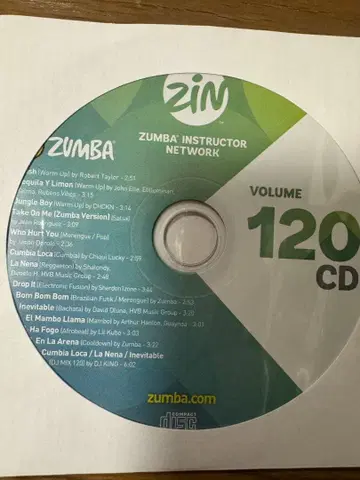 Zumba Instructor Network Volume 120 CD
