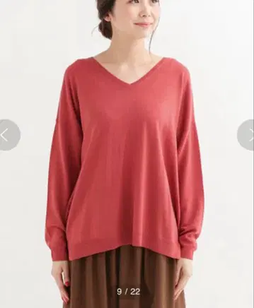 새상품급 어반 리서치 Sonny Label 울 V넥 루즈 니트