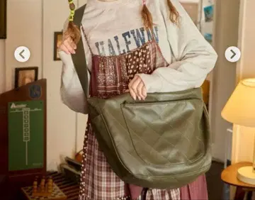 anoco no oheya 에노짱 숄더백 카키